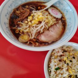 ラーメン半チャン(醤油)(1,150円)