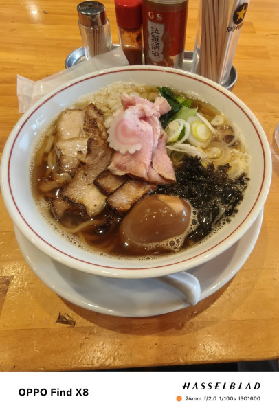 「特製濃厚煮干しそば　1050円」@中華そば 山下の写真