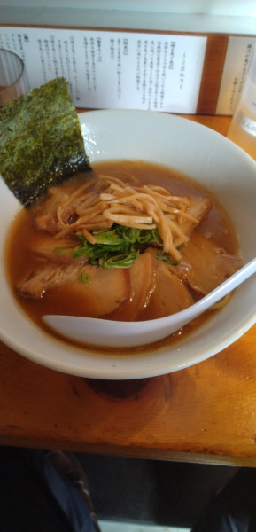 「ﾁｬｰｼｭｰ麺+ﾗｲｽ(小)」@中華そば あかしの写真