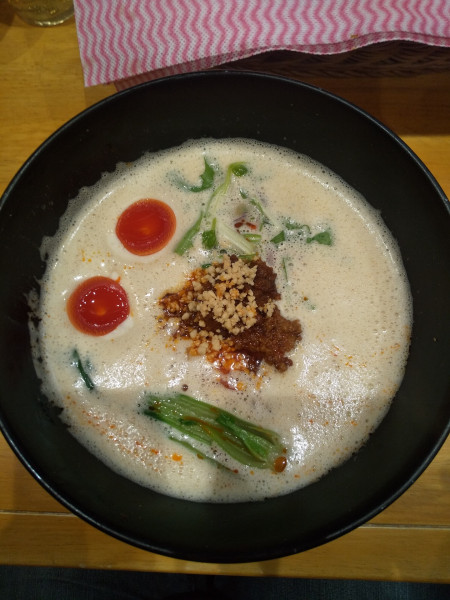 「担々麵（味玉付き）」@麺家 獅子丸の写真