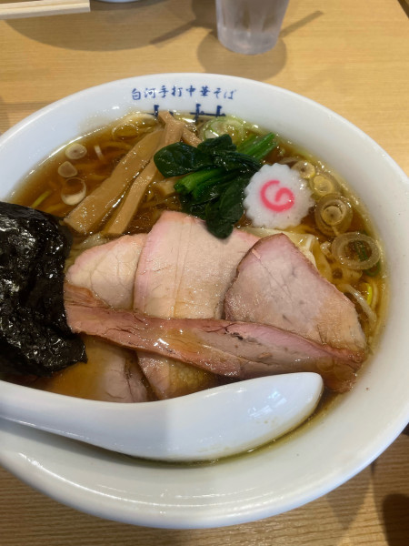 「ワンタン麺」@白河手打中華そば 中村の写真