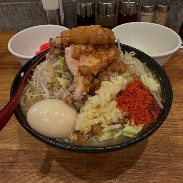 「味噌二郎系らーめん」@麺処 青野の写真