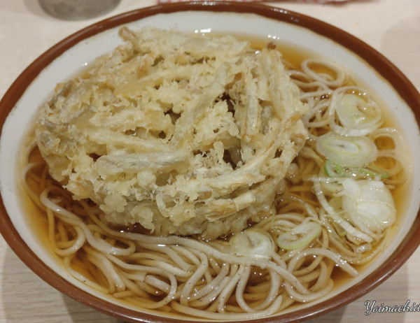 「ごぼうかき揚げそば（500円）」@そばの神田 東一屋 駅前南町通り店の写真