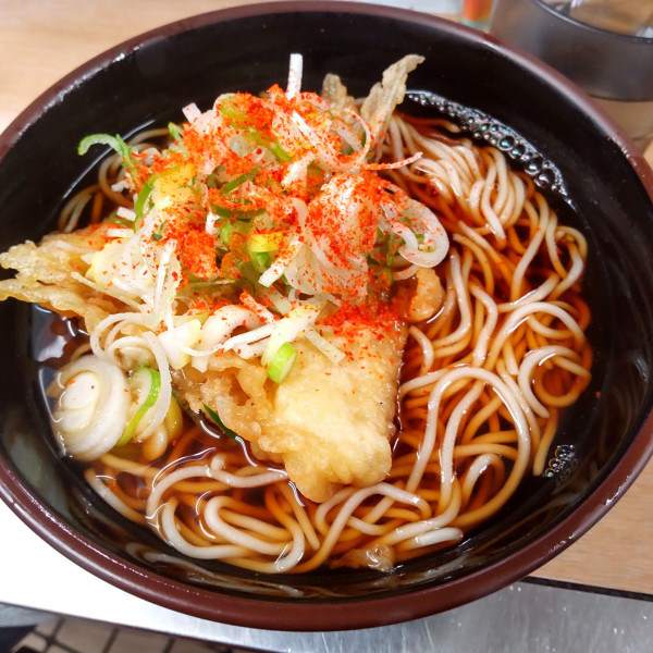 「あじ天そば（￥400）」@信濃路 蒲田店の写真