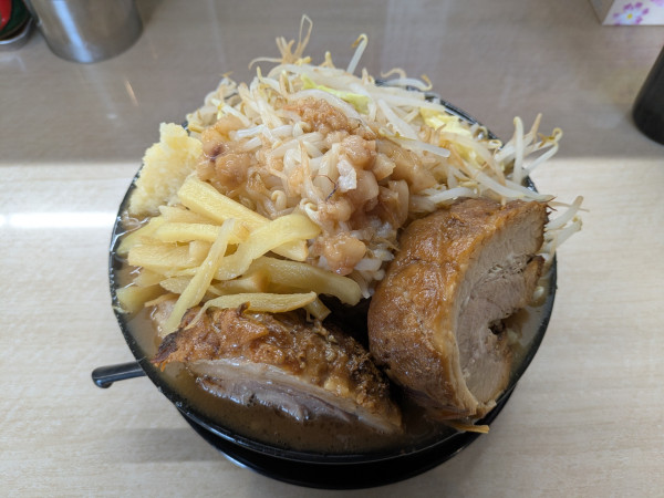 「豚醤油＋豚1枚」@麺匠 文蔵 上田店の写真