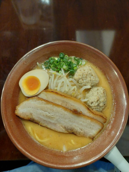 「特製味噌らーめん＋ライス」@らーめんなが田の写真