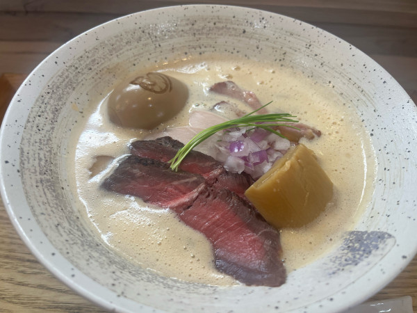 「特製濃厚えびそば＋追いそば」@えびそば 緋彩の写真