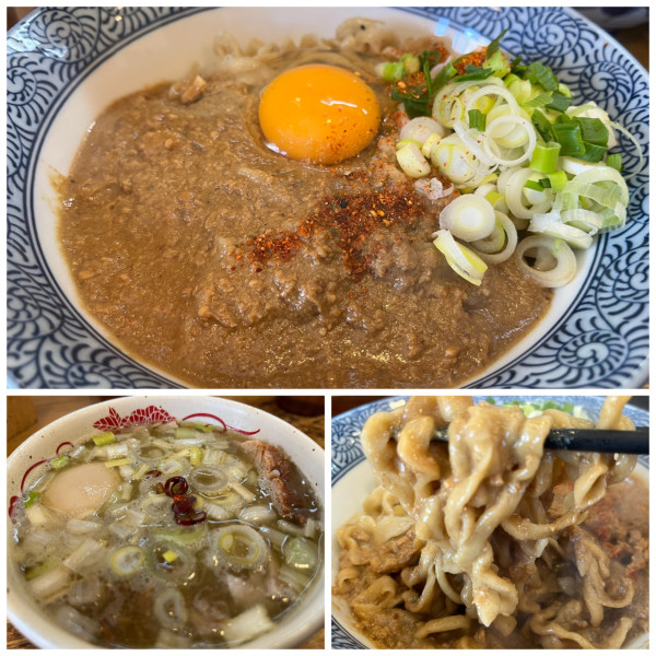 「【季節限定】牡蠣味噌かま玉つけそば1480円 おうちぼ🐾」@中華そば専門 とんちぼの写真