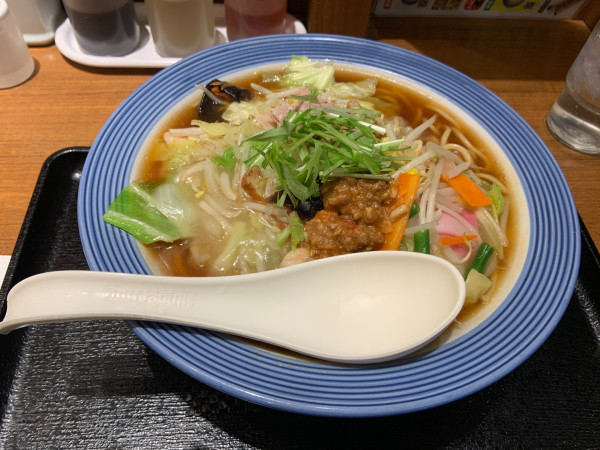 「醤油あんかけちゃんぽん」@長崎ちゃんぽん リンガーハット 川越U_PLACE店の写真