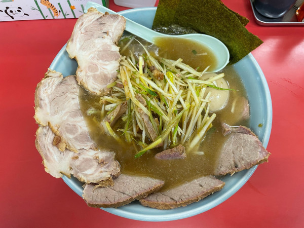 「ネギチャーシュー麺」@ラーメンショップ つくば店の写真