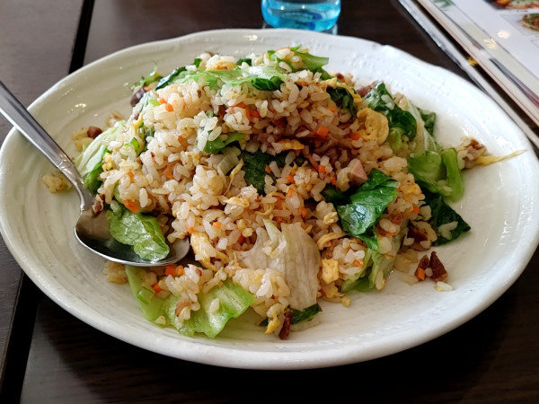 「レタスチャーハン、麻婆豆腐（単品）」@中国料理 四季坊の写真