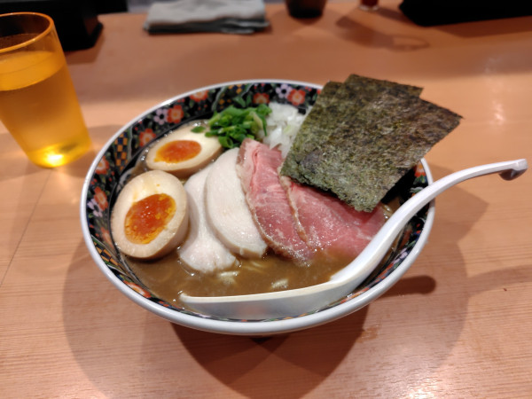 「特製濃厚煮干しそば¥1350」@北千住煮干中華蕎麦 かれんの写真