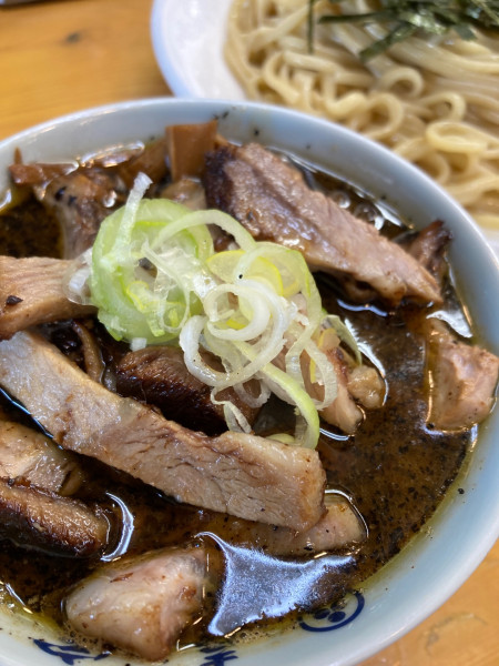 「チューシュー支那竹つけそば」@中華そば 喜富の写真