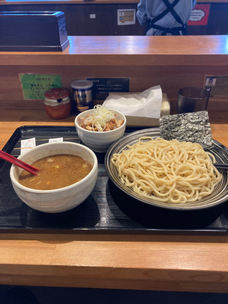「つけめん中1000円　ミニ焼豚丼250」@つけ麺 つるべえの写真