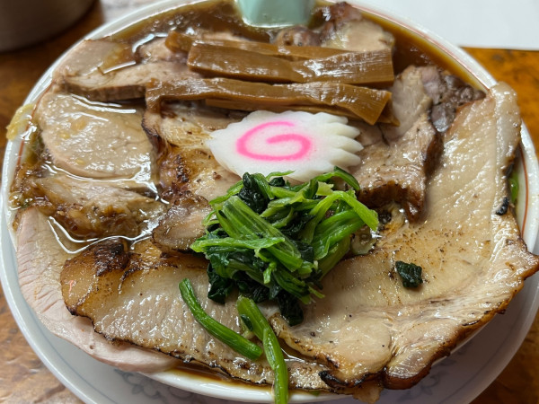 「生姜醤油チャーシュー麺」@かし亀の写真