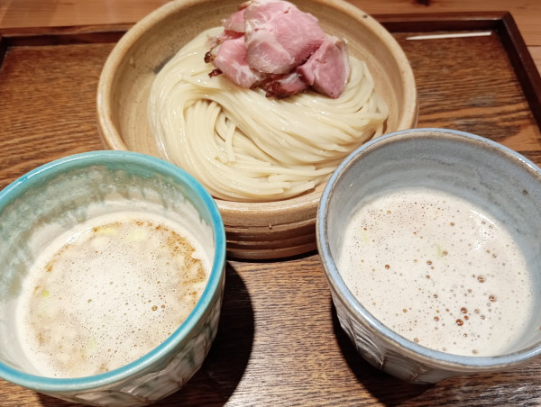 「つけ汁2種つけめん¥1300」@あいだやの写真