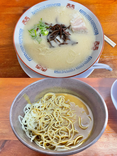 「ラーメン＋カレー味替玉」@博多元気一杯‼︎の写真