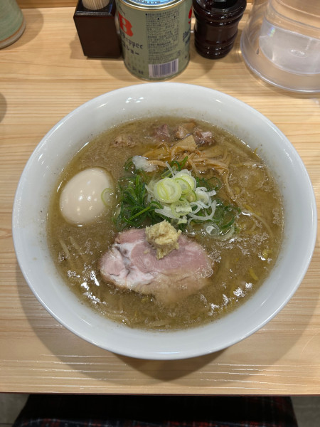 「味噌ラーメン&煮卵」@三ん寅の写真