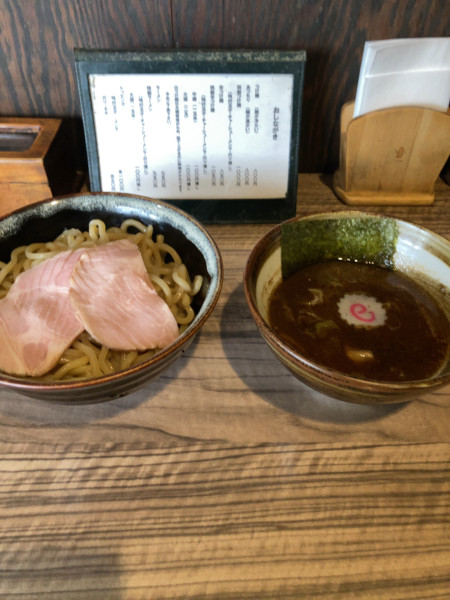 「つけ麺（あつもり）　800円」@麺屋 英の写真