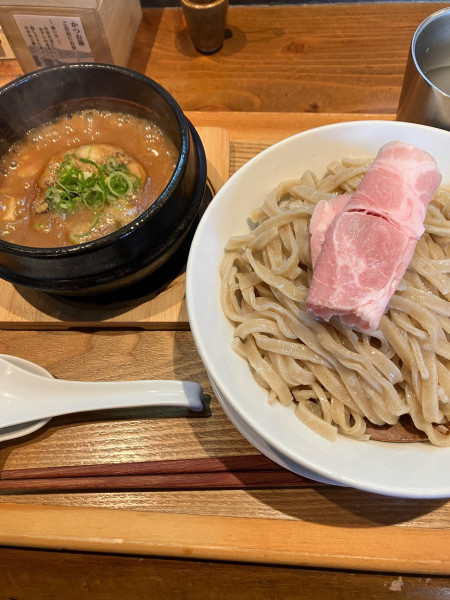 「濃厚魚介つけめん　960円」@おダシと銀しゃり 中華そば 雲雀の写真