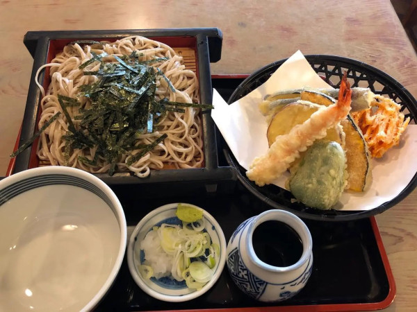 「天ざる」@さか本そば店の写真