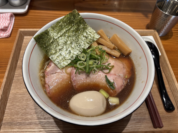 「黒特製　鶏魚介」@中華そば 多繋の写真