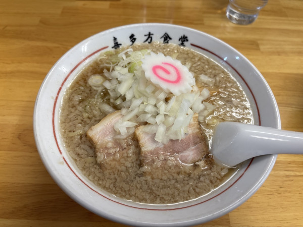 「背脂醤油　玉ねぎ」@喜多方食堂 磯崎の写真