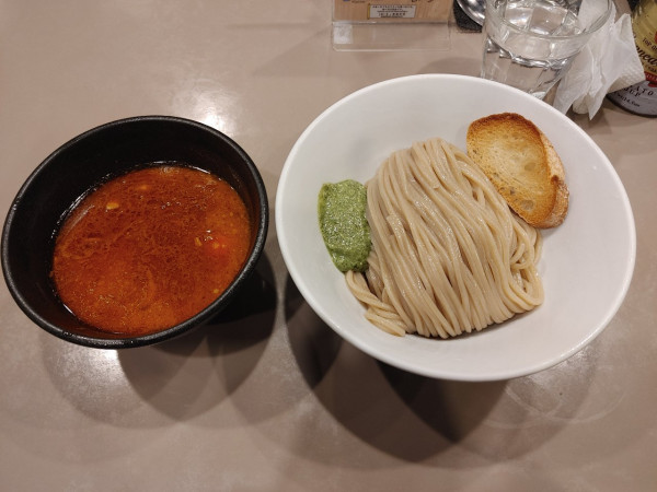 「海老トマトつけ麺　1000円」@つけ麺 五ノ神製作所の写真