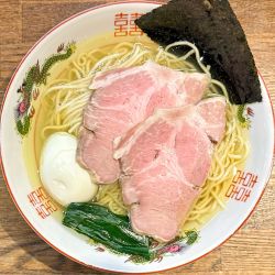 ★＜限定＞北海鴨とマグレカナールの中華そば(塩)🍜¥1,200