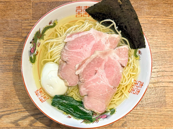 「★＜限定＞北海鴨とマグレカナールの中華そば(塩)🍜¥1,200」@らー麺屋 バリバリジョニーの写真