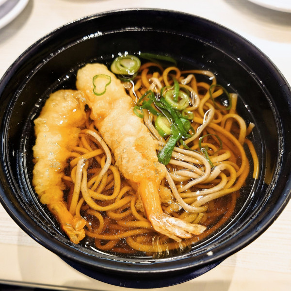 「えびの天ぷらそば」@はま寿司 柏大山台店の写真