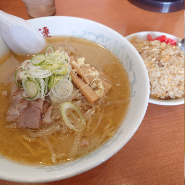 「ミニチャーハンセット(みそ)」@さっぽろ純連 北31条店の写真