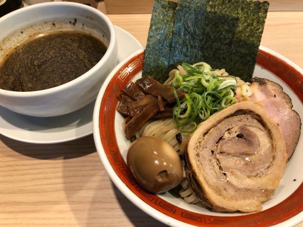 「特製つけそば 黒」@オリオン食堂の写真