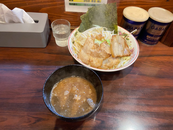 「豚骨魚介つけ麺」@加藤商店の写真