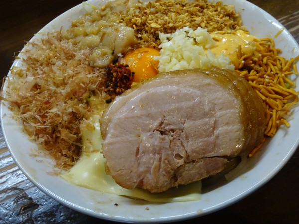 「まぜそば（並）　1200円」@ハイマウントJ つくば店の写真