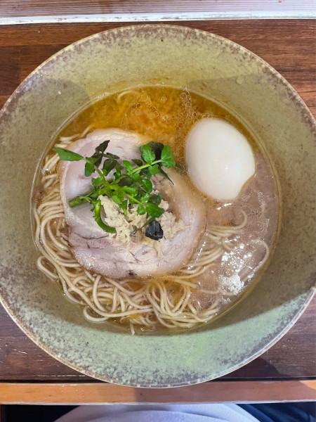 「味玉　軍鶏の味噌らーめん」@軍鶏と林檎の写真