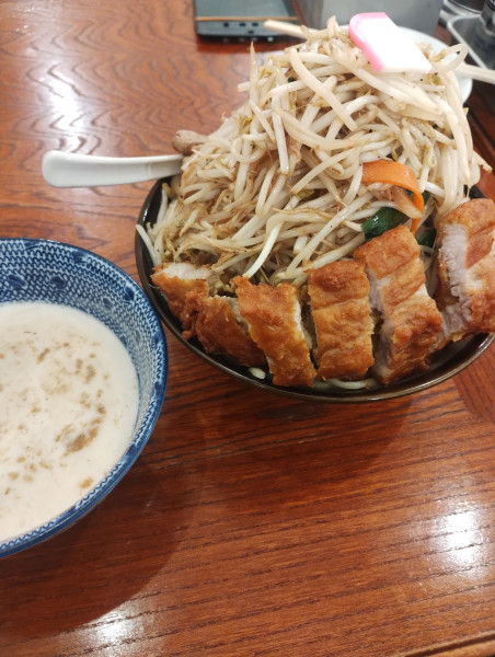 「排骨もりタンメン(野菜増し)」@極濃湯麺 フタツメ 貝沢店の写真