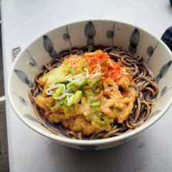 天ぷらそば（420円）