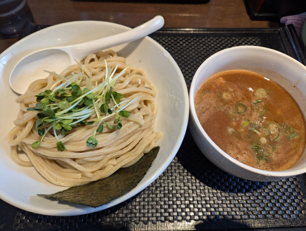 「つけ麺850円」@ブラウンの写真