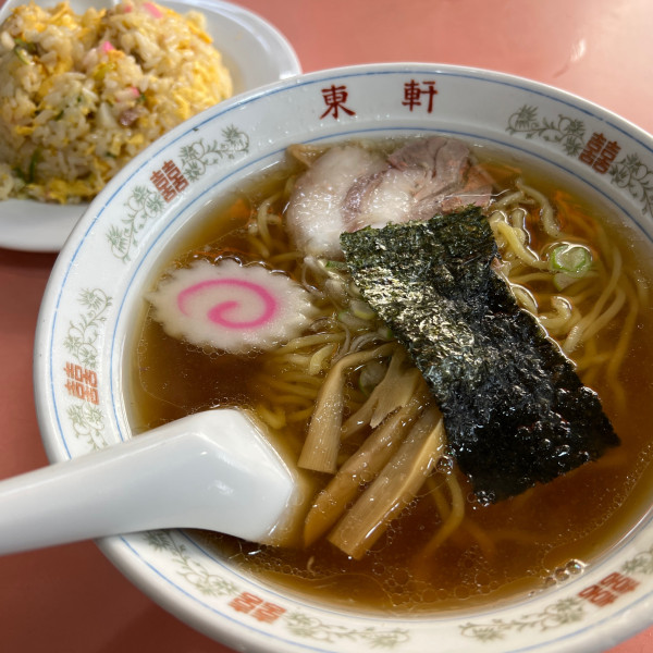 「ラーメン半炒飯 セット」@東軒の写真