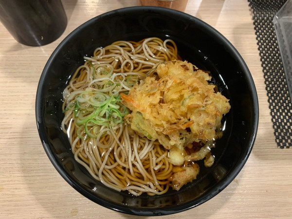 「かき揚げそば」@吉利庵の写真