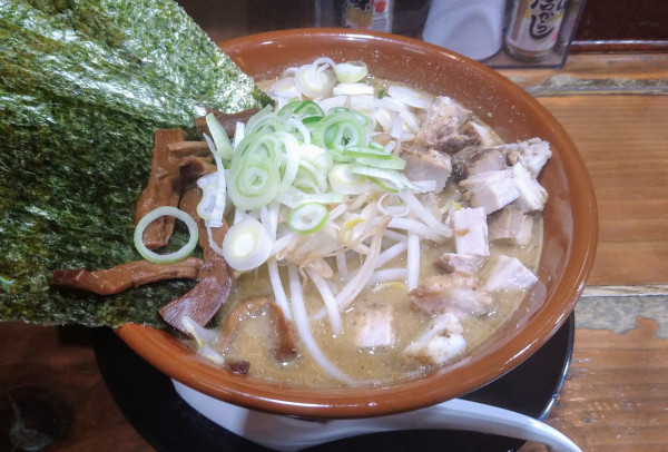 「にぼ味噌＋海苔」@長尾中華そば 東京神田店の写真