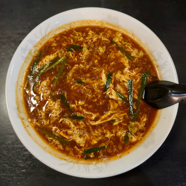 「カレー辛麺（1,100円）」@辛麺屋桝元 中央通店の写真