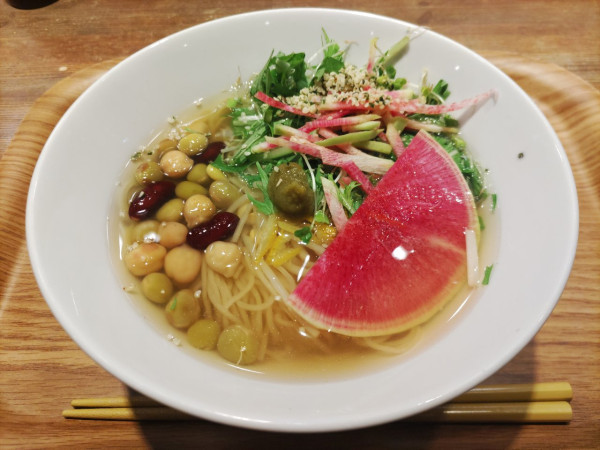 「ゆず野菜らーめん」@T’sたんたん ecute上野店の写真