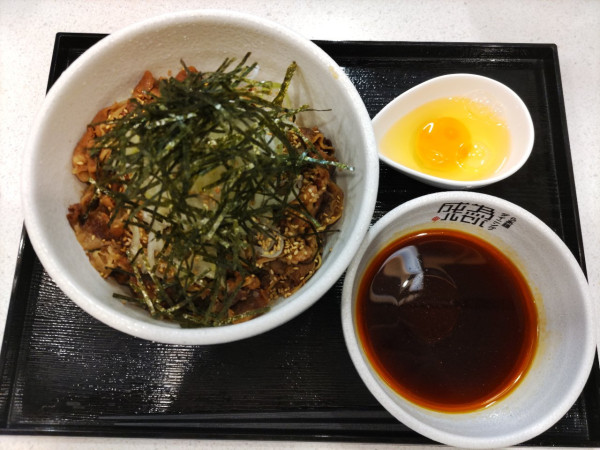 「牛肉そばつけ麺・並盛」@元祖牛肉そばつけ麺 為セバ成ル。の写真
