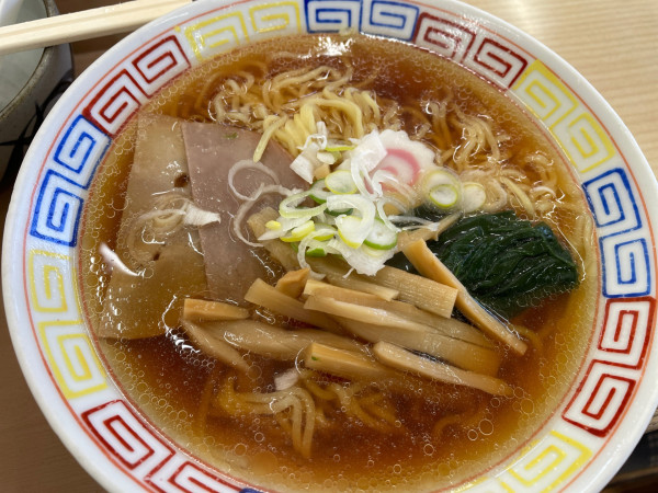 「ラーメン：500円」@百穴発掘の家の写真