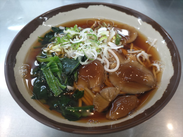 「期間限定・信州なめこそば」@JR長野駅 新幹線 そば店の写真