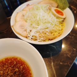 ネギチャーシューつけ麺(大盛)(1,050+100円)