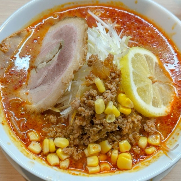 「火山らあめん(辛め) 1,100円」@旭川らあめん やまるの写真