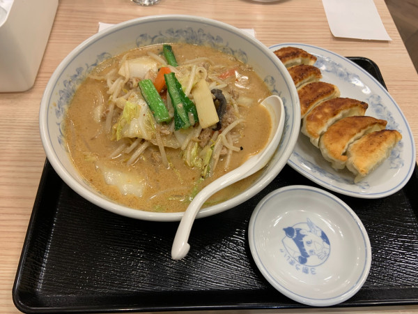 「豆乳旨みそらーめん」@ぎょうざの満洲 小江戸館の写真